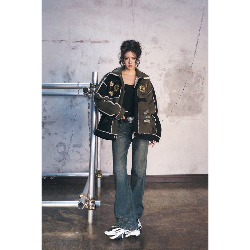 Unisex Coat Loose Winter Cotton Dress