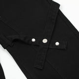 Men Jeans Rivet Punk Overalls
