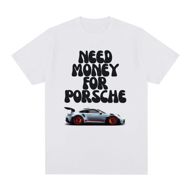 New Need Money Vintage Men T-shirt Letter Funny Fashion