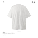 American vintage street T-shirt pure cotton men's and women's summer loose half-sleeves