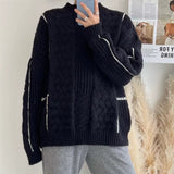 Women Pullover Sweater Soft Glutinous Knitted Sweater