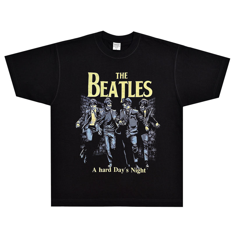 Rock Star T Shirt the Beatles A Hard Days Night Rock Band T-shirt American Style Loose Vintage Short Sleeve