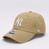 Dodgers and Yankees Baseball Cap 47brand Baseball Cap Female Dark Gray Soft Top Embroidery Hip Hop Male Hat
