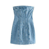 Women Dresses Denim Dress Skirt