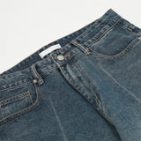 Men Jeans Faded Casual Loose