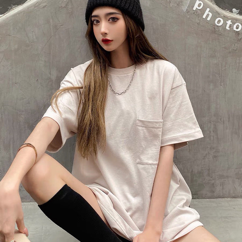 Fog Fear of God Essentials T Shirt Classic Solid Color Pocket Loose and Simple Couple Short Sleeve T-shirt