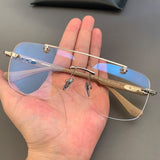 CHH Chrome Hearts Glasses Pure Titanium Vintage Frameless Myopia Frames