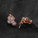 Earrings Fashion Zircon Cross Earrings Spectrum