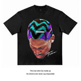Star T-shirt James 3-ball Curry Booker Morant Oubre American