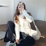 Women Knitted Cardigan Loose Fashionable Knitted Cardigan