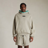 Fog Essentials Hoodie Stretch-hemmed Fleece Hooded Sweater