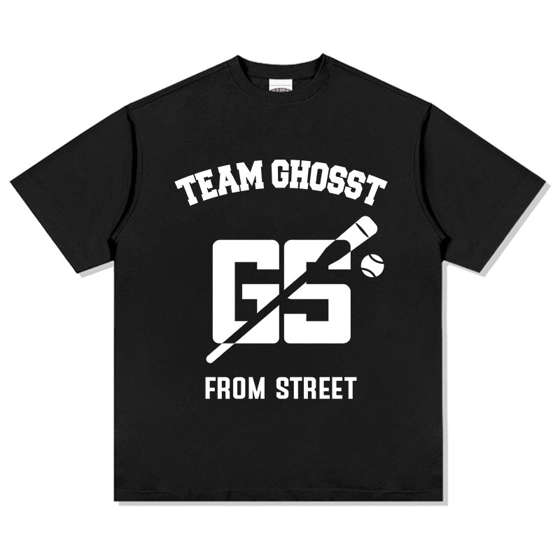 Unisex T-Shirt Loose Small Neckline Short Sleeve T-Shirt