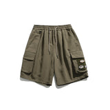 Unisex Shorts Retro Workwear Shorts Loose Casual
