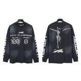 Hellstar long-sleeve T-shirt autumn, loose long-sleeve T-shirt