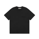 Fog Essentials T Shirts Spring/Summer FOG Double Line Letter Pattern Crew Neck Short Sleeves