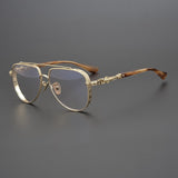 CHH Chrome Hearts Glasses Collector's Edition Pure Titanium Engraved Myopia Glasses Frame Sunglasses