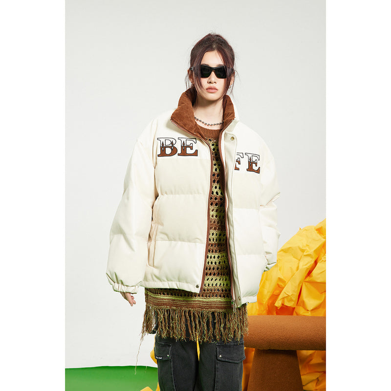 Unisex Coat Unisex Thickened Warm-Keeping Cotton Clothing