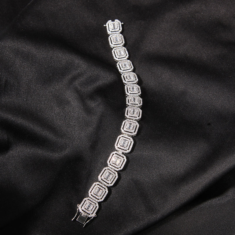 Bracelet with Diamond Hip Hop Bracelet ins Vintage St. Valentine's Spectrum