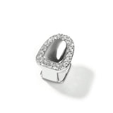 Grillz Micro Zircon Hip Hop Braces Real Gold Single Big Gold Teeth