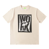 Men T-Shirt Casual All-Matching Lazy Style Loose