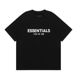 Fog Essentials T Shirts Spring/Summer FOG Letter Pattern Crew Neck Short Sleeves