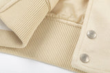 Off White Jacket Spring and Autumn OW Trojan Horse Letter Pattern Baseball Jacket Jacket