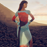 Women Dress Summer Fashion Sexy Mesh Dress