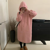 Women Pullover Sweater Knitted Dress Loose