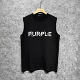 Purple Brand Tank T Shirts Sleeveless T-shirt Vest