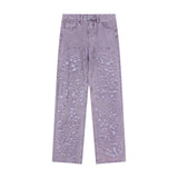 Men Jeans Old Loose Leisure Ripped