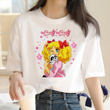 Candy Candy Anime t-shirts women manga Y2K Japanese t shirt