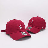 Dodgers and Yankees Baseball Cap 47brand Baseball Cap Female Summer Men's Fashion