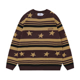 Women Sweater Jacquard Knitted Sweater Versatile