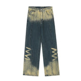 Men Jeans Fashion Gradient Inkjet