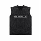 Purple Brand Distressed Tank T Shirts Distressed Sleeveless T-shirt Vest