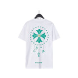 CHH Chrome Heart T Shirts Cross Casual Loose Cotton Crew Neck T-Shirt