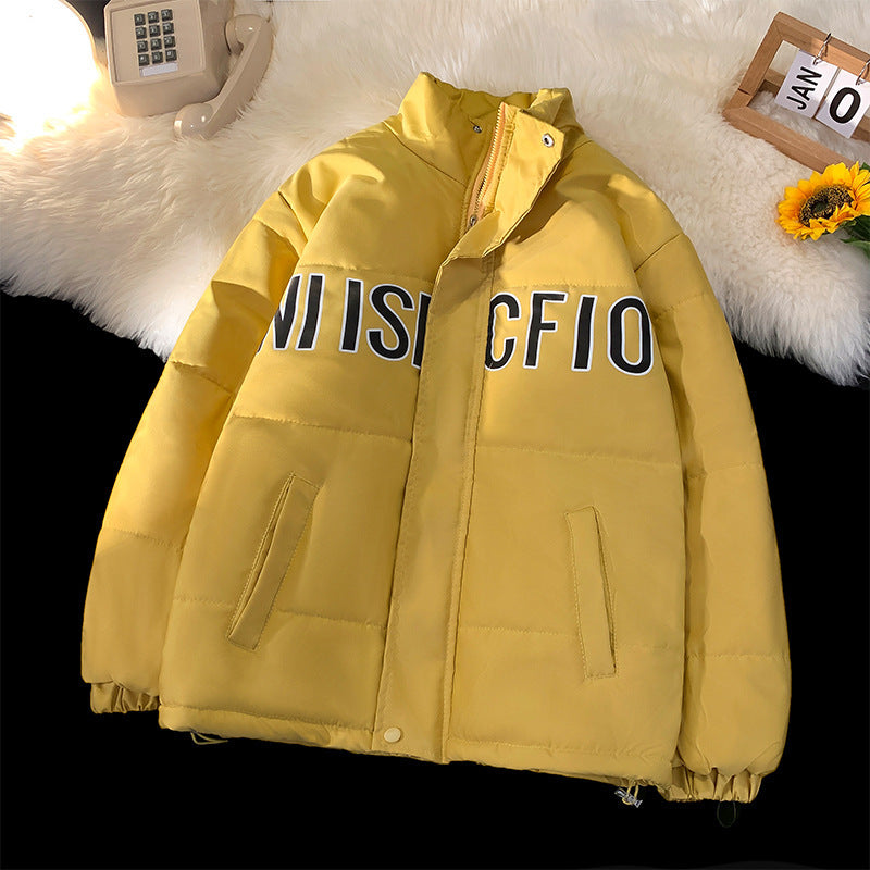 Men Cotton Coat Winter Casual Versatile Cotton Jacket