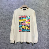 Purple Brand Long Sleeve T-Shirt Fashion Loose Long Sleeve Top