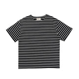 Fog Essentials T Shirts Spring/Summer FOG Season 6 Striped Crew Neck Short Sleeves