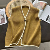 Women Vest Cardigan Loose