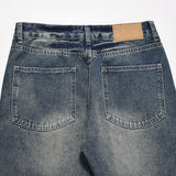 Men Jeans Vintage Indentation Retro Bell-Bottom Pants