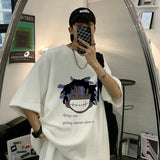 Men T Shirt Summer Oversize Heavy Cotton