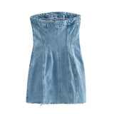 Women Dresses Denim Dress Skirt