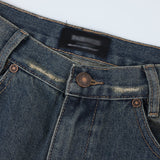 Men Jeans Ripped Leisure Loose All-Match