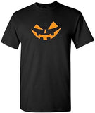 Vampire Pumpkin Smile Face Emoticon Funny Halloween Mens T-S