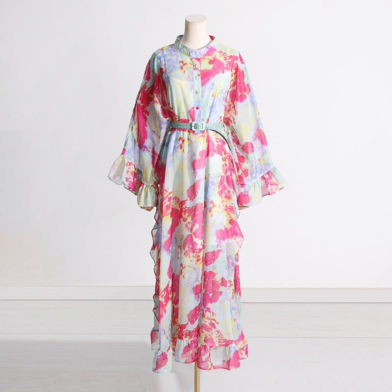 Bohemian Dress Fashion Vacation Style Dress