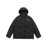 Unisex Coat Loose Thick Hooded Cotton Jacket Couple