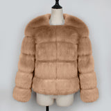 Women Fur Jacket Fashion Casual Plush Coat