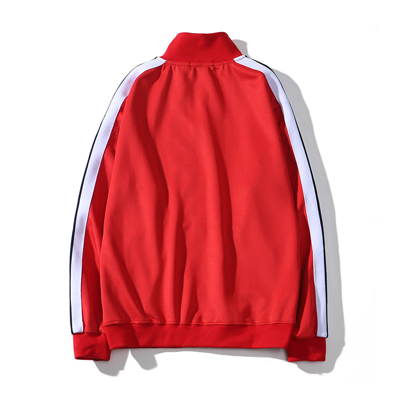 Palm Angels Sweatshirts Men and Women Loose Retro Sports Casual Jacket