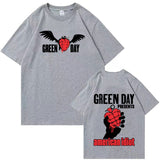 Green Day T Shirt Green Day Saviors Band T-Shirts Unisex Harajuku Hip Hop